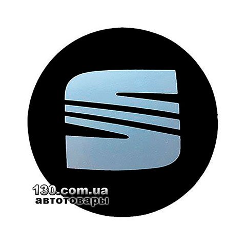 Эмблема на колпаки SJS SEAT пластик (93330)