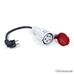 Зарядное устройство для электромобиля Eveus M32 Light GBT Schuko/CEE, 7 - 32 А, 7.3 кВт, 1 фазный, 5 м