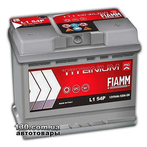 FIAMM Titanium Pro L1 54P — автомобільний акумулятор 54 Аг «+» праворуч