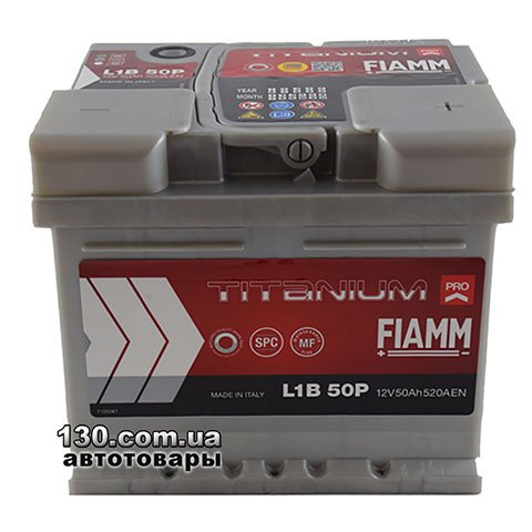 Автомобільний акумулятор FIAMM Titanium Pro L1B 50P 50 Аг «+» праворуч