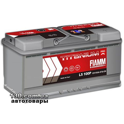 Автомобільний акумулятор FIAMM Titanium Pro L5 100P 100 Аг «+» праворуч