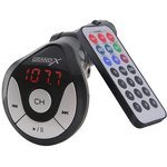 FM-модулятор Grand-X CUFM03BGRX black с пультом ДУ цвет черный
