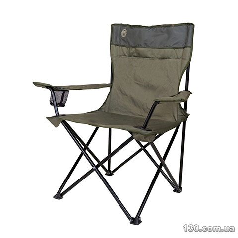 Coleman Standart Quad Chair — folding chair khaki