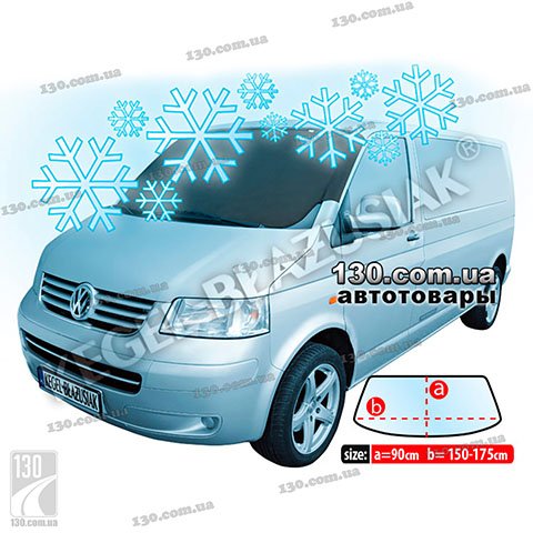 Frost protective windshield cover Kegel Winter Delivery Van