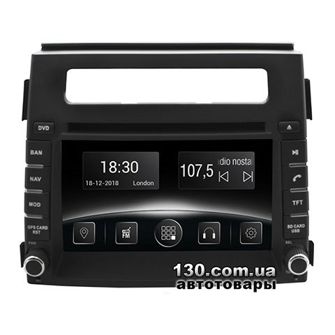 Штатная магнитола Gazer CM5006-PS на Android с WiFi, GPS навигацией и Bluetooth для Kia