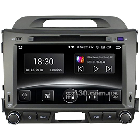 Штатная магнитола Gazer CM6008-SL на Android с WiFi, GPS навигацией и Bluetooth для Kia