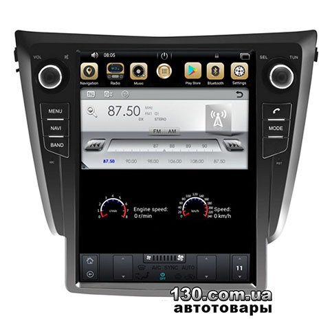 Штатная магнитола Gazer CM7012-J11 на Android с WiFi, GPS навигацией и Bluetooth для Nissan
