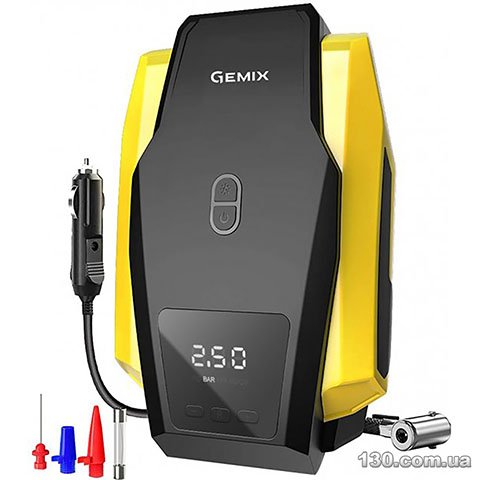 Компресор автомобільний (насос) Gemix Model G Black/yellow (GMX.Mod.G.BY)