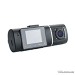 Автомобільний відеореєстратор Globex GE-217 Dual Cam з дисплеєм, функцією WDR і двома камерами