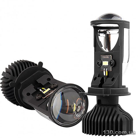 LED Light Lens HeadLight Y6D BI-LED H4 25/35W mini