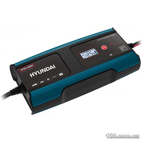 Hyundai HY 1510 — интеллектуальное зарядное устройство 12 В / 24 В, 15 А для автомобильного аккумулятора