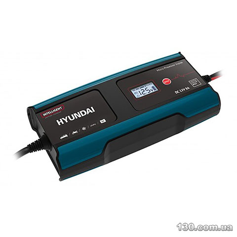 Інтелектуальний зарядний пристрій Hyundai HY 810 6 В / 12 В, 8 А для автомобільного акумулятору і мотоциклу