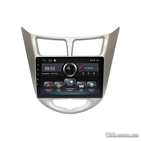 Штатная магнитола Incar PGA2-9301 на Android с GPS-навигацией, Bluetooth и встроенным DSP для Hyundai Accent 2011+