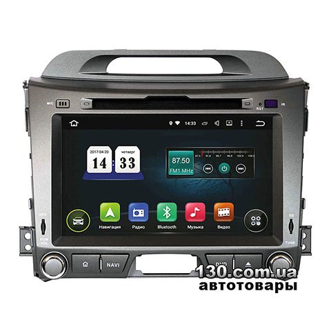 Штатна магнітола Incar TSA-1881A8 на Android з WiFi, GPS навігацією і Bluetooth для Kia