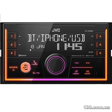 JVC KW-X850BT — медиа-станция с Bluetooth