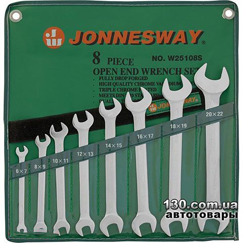 Jonnesway W25108S — автомобильный набор ключей — 8 предметов