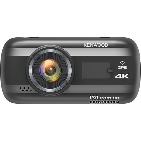 Kenwood DRV-A601W — автомобильный видеорегистратор с GPS, HDR, Wi-Fi, CPL-фильтром, магнитным креплением и дисплеем