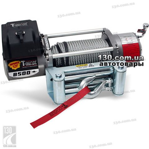 Lifter winch T-MAX EW-8500 12 V 3,85 t Improved Offroad Series