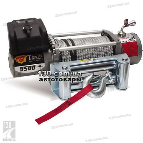 Lifter winch T-MAX EW-9500 12 V 4,305 t Improved Offroad Series