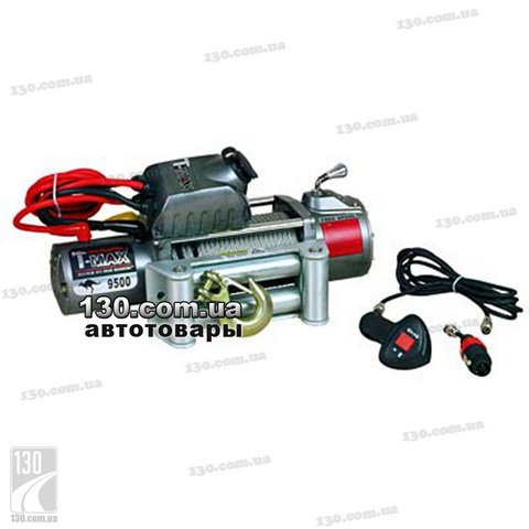 Lifter winch T-MAX EW-9500 12 V 4,305 t Outback-Radio