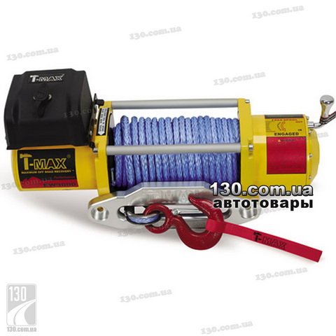 Lifter winch T-MAX PEW-9500 12 V 4,1 t Performance Series Radio synth. cord (9,4 mm) 28 m