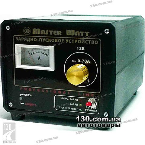 Пуско-заряджувальний пристрій Master Watt 12 В, 30 А, старт 70 А для автомобільного акумулятору