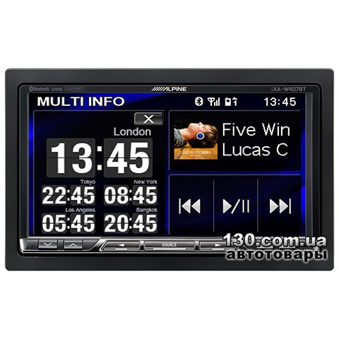 Alpine IXA-W407BT — медиа-станция с Bluetooth
