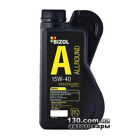 Моторное масло минеральное Bizol Allround 15W-40 — 1 л