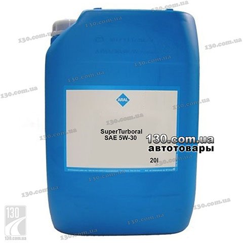 Aral SuperTurboral SAE 5W-30 — synthetic motor oil — 20 L for trucks