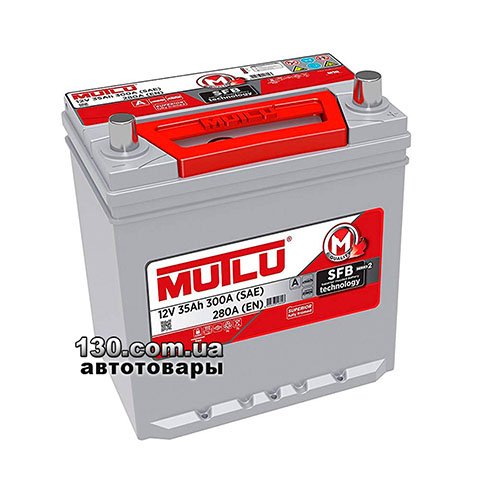 Car battery Mutlu B20.35.028.G 12 V 35AH ASIA right “+”