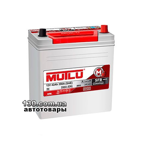 Car battery Mutlu B20.42.035.G 12 V 42AH ASIA right “+”