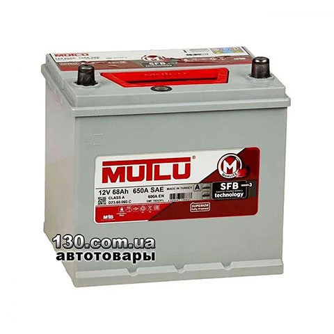 Car battery Mutlu D23.68.060.C 12 V 68AH ASIA right “+”