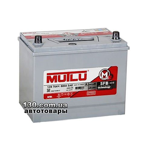Car battery Mutlu D26.70.063.C 12 V 70AH ASIA right “+”