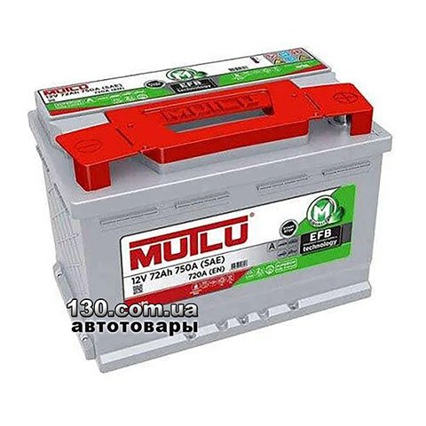 Car battery Mutlu EFB.L3.72.072.A 72AH EU right “+”