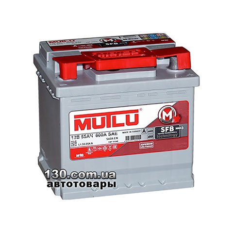 Car battery Mutlu L1.55.054.B 12 V 55AH EU right “+”