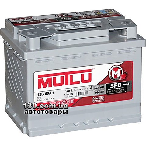 Автомобильный аккумулятор MUTLU L2.60.054.A 12 V 60AH EU «+» справа