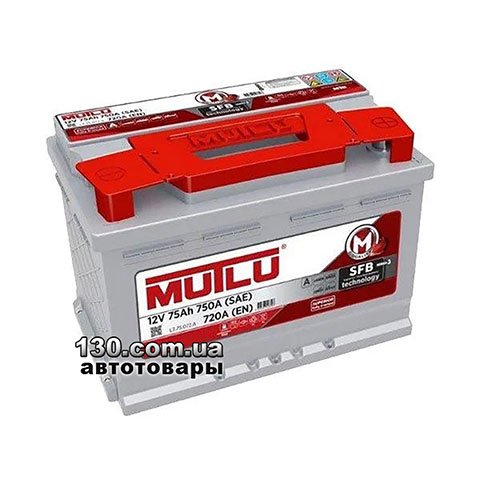 Car battery Mutlu L3.75.072.A 12 V 75AH EU right “+”