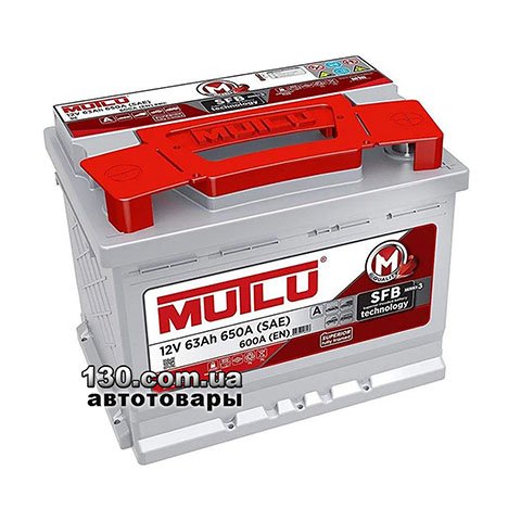 Car battery Mutlu LB2.63.060.A 12 V 63AH EU right “+”