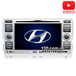 Штатная магнитола Hits HT 6001 DG GPS с GPS навигацией и Bluetooth для Hyundai Santa Fe