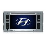 Штатная магнитола Motevo GTV-HNS1 с GPS навигацией и Bluetooth для Hyundai New Santa Fe