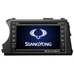 Штатная магнитола PMS SSA-7506 с GPS навигацией для SsangYong Actyon, SsangYong Kyron