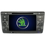 Штатная магнитола Roadrover C7015SM с GPS навигацией и Bluetooth для Skoda Octavia A5 + Подарок