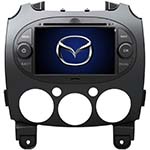 Native reciever Roadrover Mazda 2 with GPS navigation and Bluetooth + 3G modem for Mazda 2 + Gift