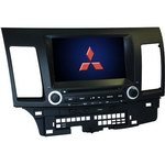 Штатная магнитола Synteco Lancer HD Kn с GPS навигацией для Mitsubishi Lancer X + Подарок