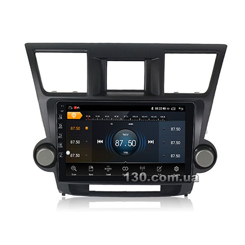 Native reciever TORSSEN F10116 Android, with Wi-Fi, Bluetooth, 16Gb for Toyota Highlander XU 40 2010-2016