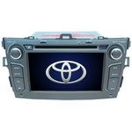 Штатная магнитола ViewTech VT-DGT713D с GPS навигацией для Toyota Corolla
