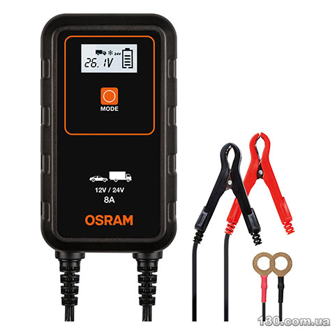 Интеллектуальное зарядное устройство OSRAM BATTERYcharge 908 6/12 В, 8 А
