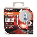 Автомобільна галогенова лампа OSRAM H7 (64210NBL-HCB) Night Breaker Laser