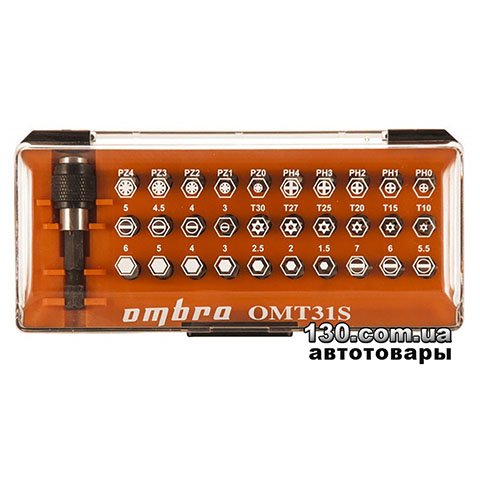 Ombra OMT31S — набор бит 1/4" — 31 предмет