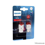 Світлодіоди Philips 11065U30RB2 W21W LED 12V Ultinon Pro3000 RED